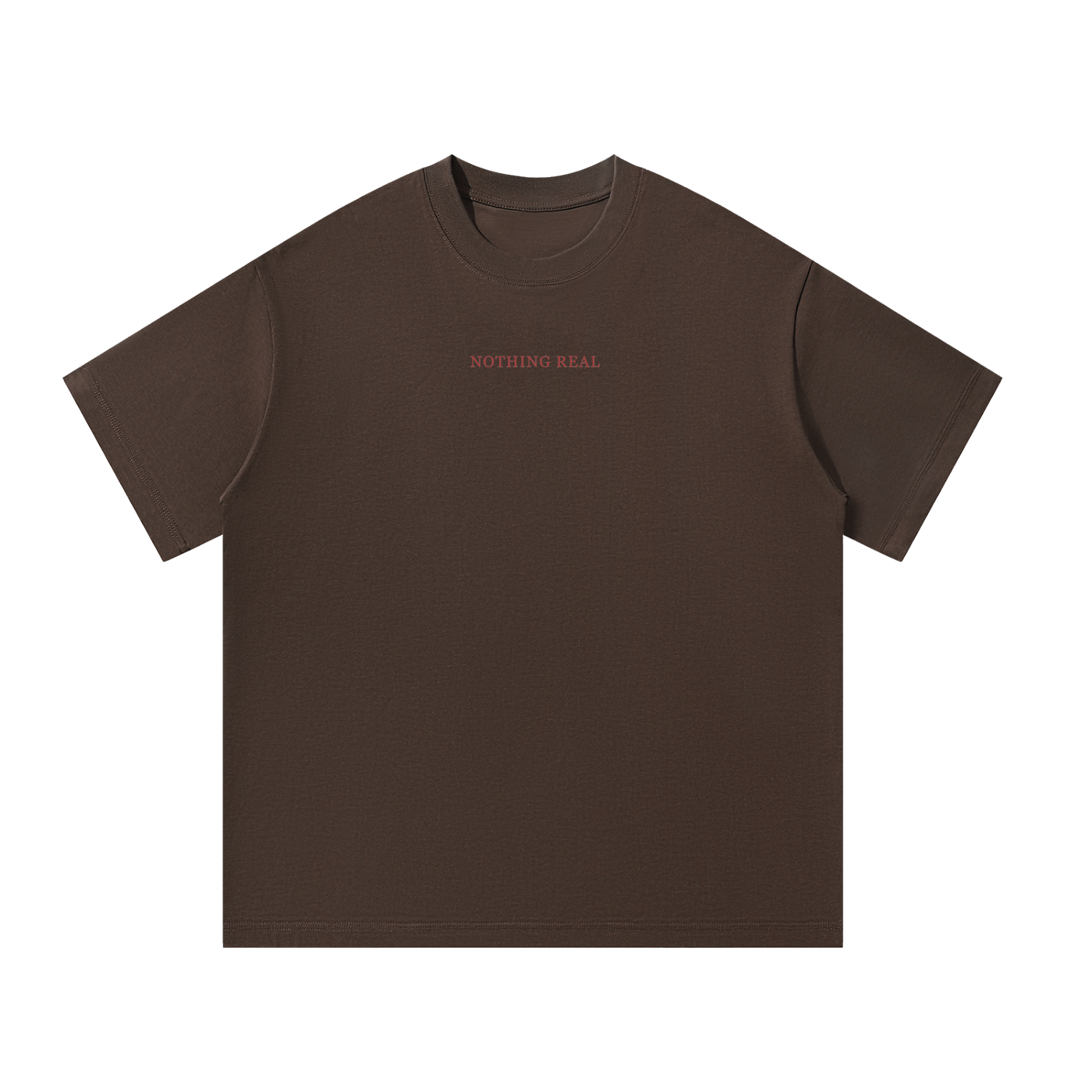 Nothing Real Tee - Brown